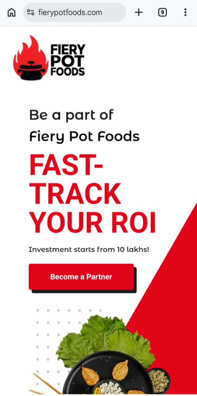 Fiery Pot Foods - App Development Company