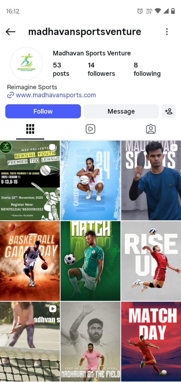 Madhavan Sports Venture - App Development Company