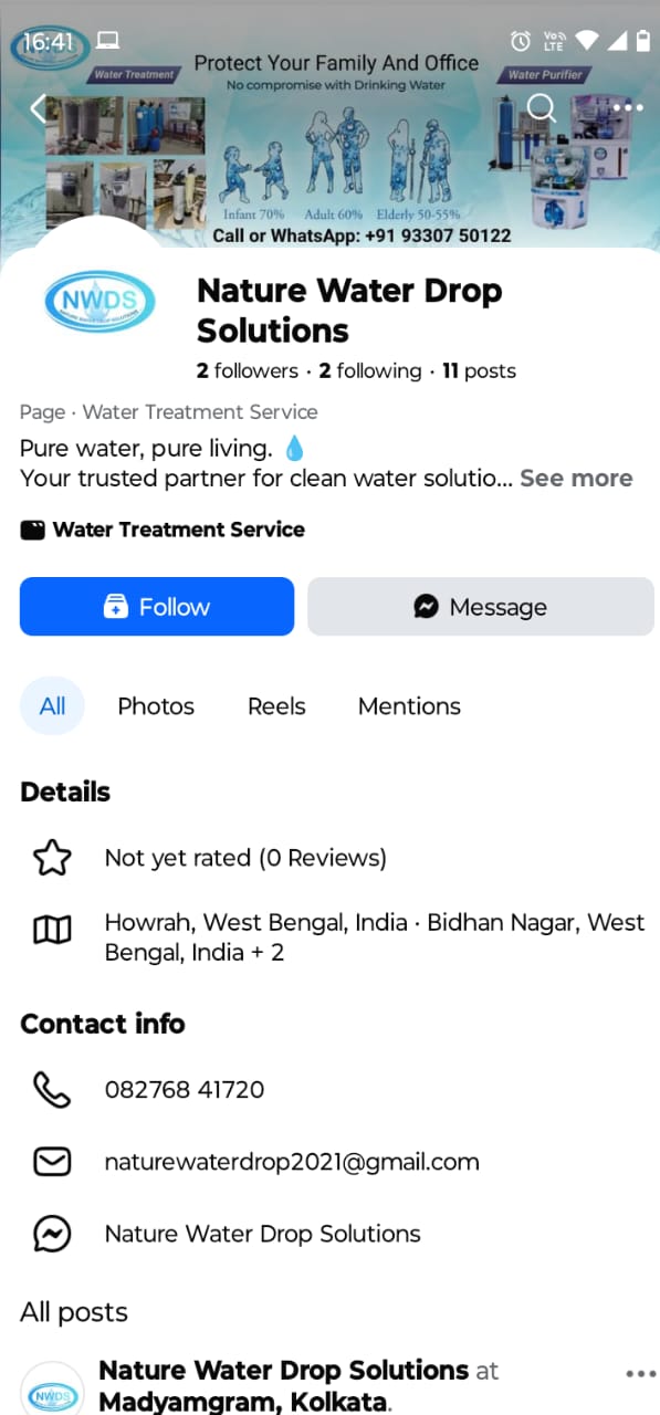 Nature Water Drop Solutions - App Development Company