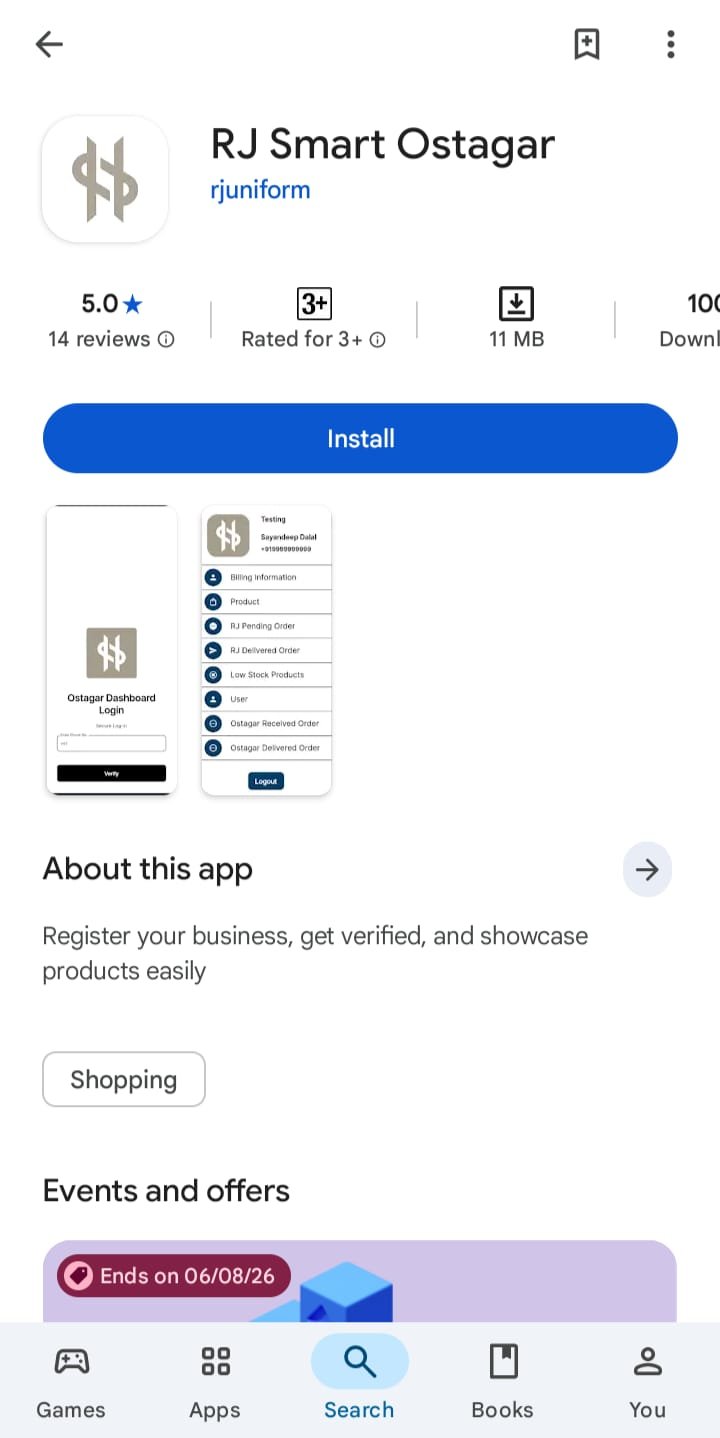 App Development RJ Smart Ostagar