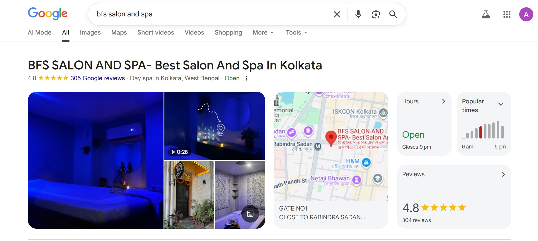 BFS Salon and Spa - App Development Company