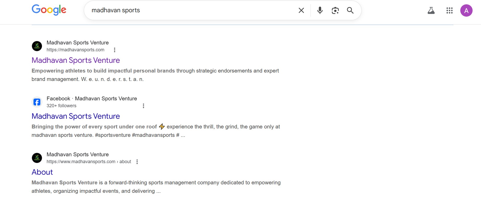 Madhavan Sports - App Development Company