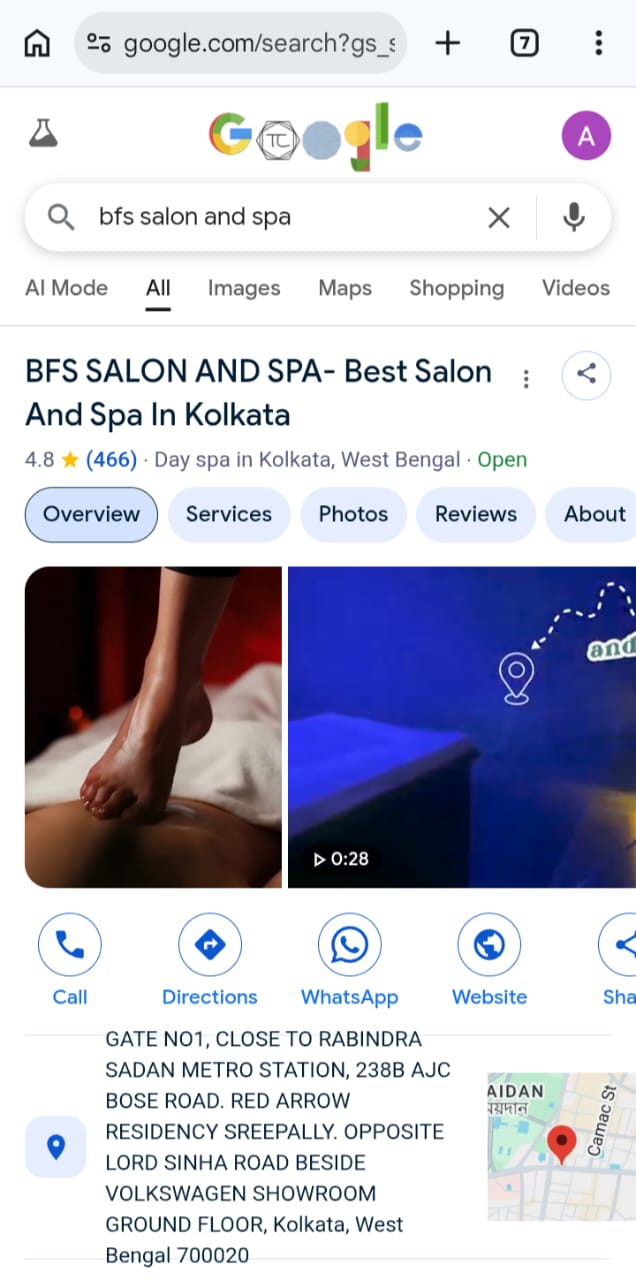 BFS Salon and Spa - App Development Company