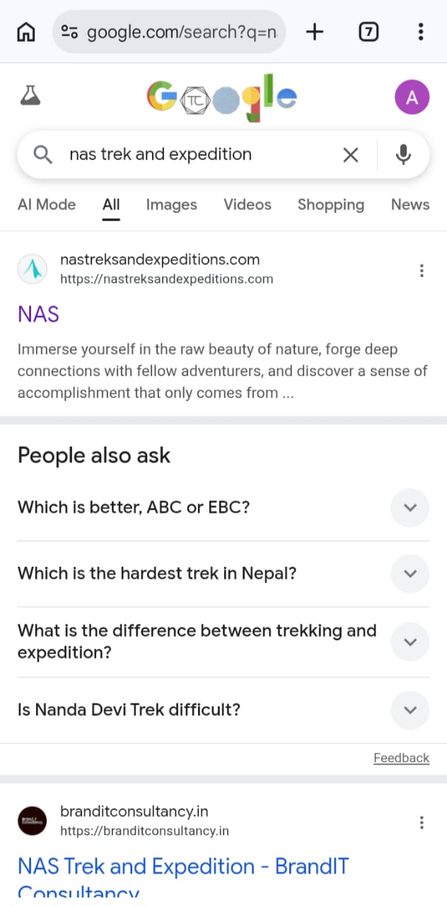 NAS Trek and Expedition - App Development Company